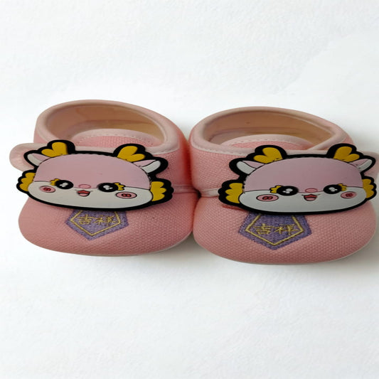 PINK CARTOON  BABY SHOES